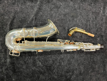 Photo Early Vintage Selmer Paris Modele 22 Alto Saxophone in Silver Plate, Serial #1197